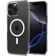 Mbulesë telefoni Spigen Liquid Crystal MagSafe për iPhone 17 Pro Max, transparente, e bardhë
