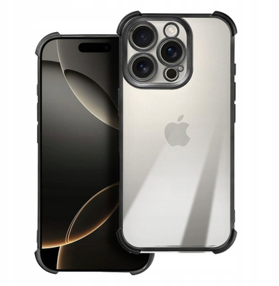 Këllëf telefoni OEM Antishock Electro për iPhone 13, mbrojtës, i zi