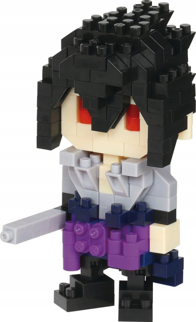 Set ndërtimi Nanoblock Sasuke Uchiha Naruto Shippuden, 200 copa, 8+, shumëngjyrësh