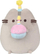 Lodër pelushi Pusheen, 24 cm, me kapelë e me tortë, shumëngjyrëshe