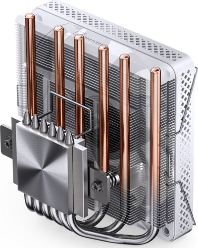 Ftohës CPU Jonsbo HP600, 120mm, RGB, i bardhë