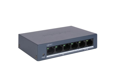 Switch PoE Hikvision DS-XS0106-P, 4 porta Fast Ethernet, i zi
