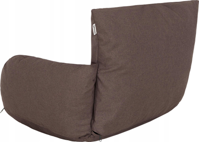 Jastëk për karrige varëse cocoon, me mbushje të rehatsme, material i butë, gri