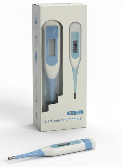 Termometer Elektronik Digjital Flexible Professional GENERIC 10s, me Alarm Automatik dhe Kujtesë