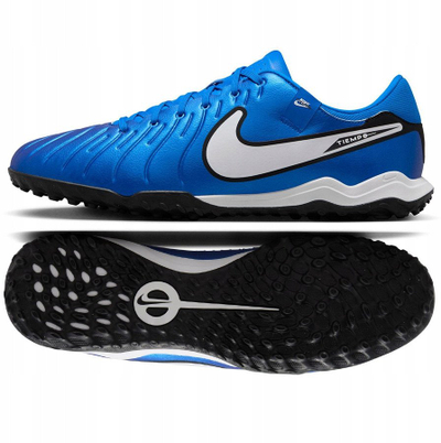 Këpucë futbolli Nike Tiempo Legend 10 Academy TF, për fusha sintetike, për burra, blu