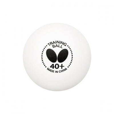 Topa ping pong Butterfly Training Ball 85137, set 6 copë, të bardhë