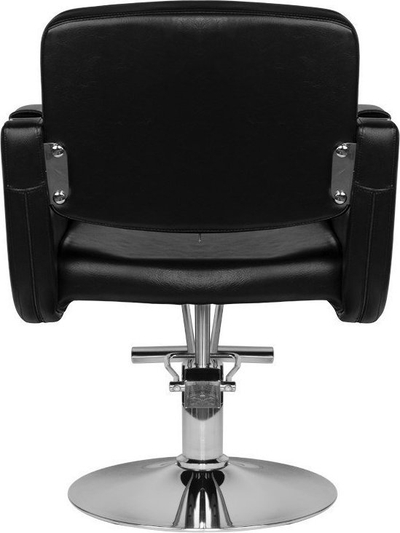 Karrige parukerie Hair System HS52, eko lëkurë, hidraulike, e zezë