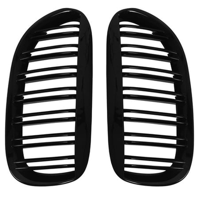 Grillë e përparme BMW Seri 6 E63 E64, Black Double Line, 2004-2010, e zezë