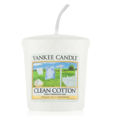 Qiri aromatik Yankee Candle Clean Cotton, 49 g