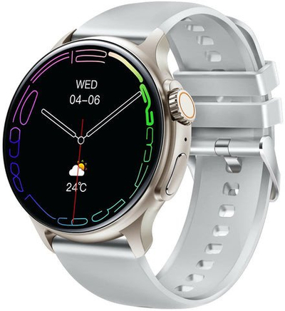 Паметен часовник Emporia WATCHjoy, екран 1.43\" AMOLED, 466 x 466 px, сребрен