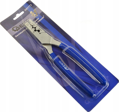 Pinca krimpuese GEKO, për busulla kabllosh 0.5-16 mm², 220 mm, blu