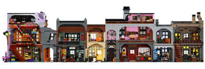 Set LEGO Harry Potter Diagon Alley 75978, koleksionues, 16+, shumëngjyrësh