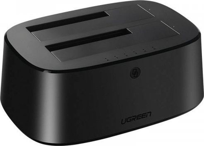 Dok HDD Ugreen USB 3.0, për 2.5" dhe 3.5", me klonim, i zi