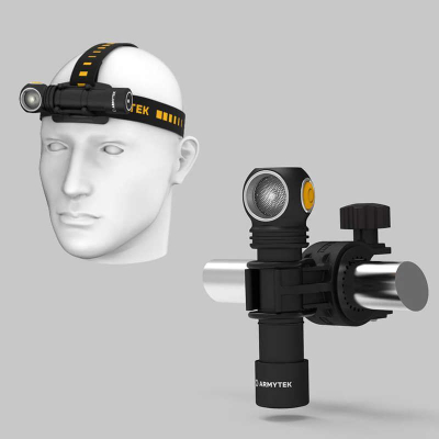 Електрична рачна лампа ArmyTek Wizard C2 Pro, 2500 lm, магнетно USB полнење, црна