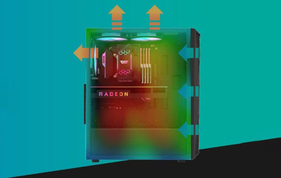 Kasë Darkflash DK352 Mesh ARGB, e zezë, Midi Tower