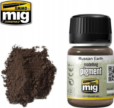 Pigment modelizmi Ammo by Mig Russian Earth, 35ml, ngjyrë tokë ruse
