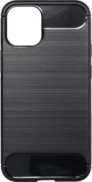 Futrollë karboni për Motorola G53 G13, mbrojtëse, e zezë