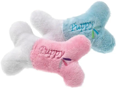 Lodër për këlyshë Karlie 47957 Puppy Toy Bone, me fishkëllimë