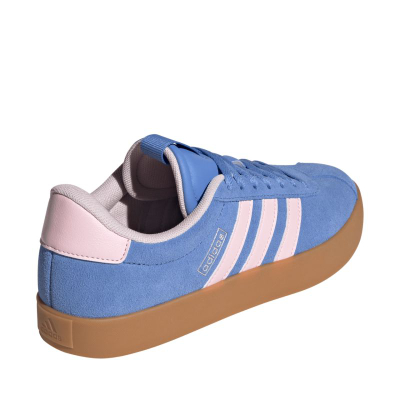 Atlete Adidas VL Court 3.0 W JR8648, për gra, me lëkurë zamoç, të bardha