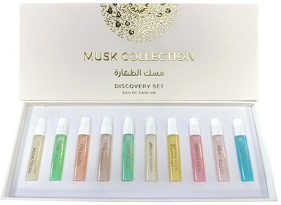 Set parfumesh Gulf Orchid Musk Collection, 10 x 2ml, eau de parfum, i shumëngjyrshëm