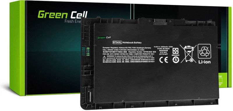 Bateri Green Cell BA06XL për HP EliteBook Folio 9470m 9480m, 3500 mAh, 14.8 V (HP119)