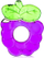 Смирувачка играчка Kidsme Water Filled Soother Berry, полна со вода, за бебиња, шарена