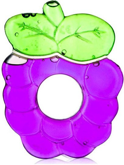 Смирувачка играчка Kidsme Water Filled Soother Berry, полна со вода, за бебиња, шарена