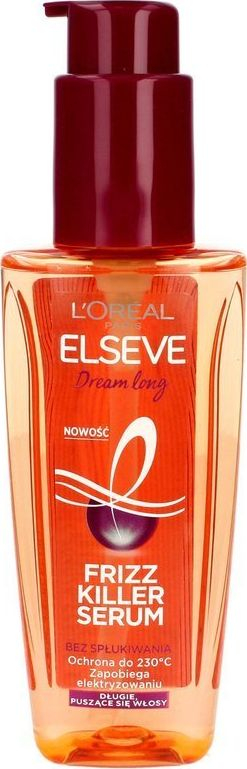 Serum për flokët L'Oreal Elseve Dream Long Frizz Killer, pa shpëlarje, 100 ml, portokall
