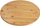 Pjatë servirëse rrotulluese Orion, bambu, 35 cm, natyrale