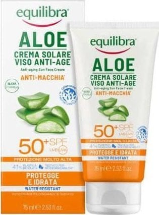 Krem fytyre Equilibra kundër rrudhave, SPF 50+, 75 ml, i bardhë