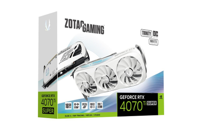 Kartelë grafike Zotac Gaming GeForce RTX 4070 Ti SUPER Trinity OC White 16GB GDDR6X