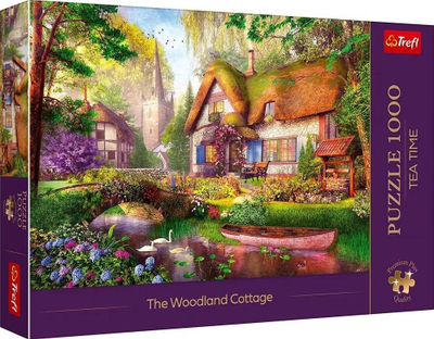 Puzzle Trefl Tea Time the Woodland Cottage, 1000 pjesë, shumëngjyrësh