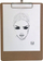 Clipboard MDF Large, 23x31 cm, kapëse metalike, ngjyrë natyrale