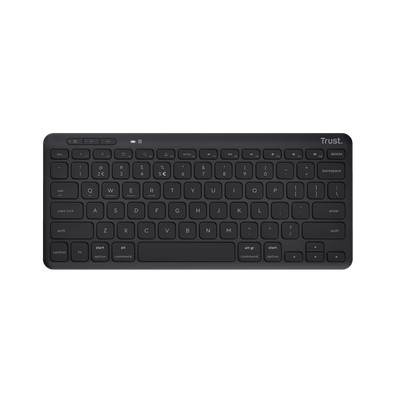 Tastierë Trust Lyra 24707, kompakte, Bluetooth dhe USB, e zezë