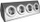 Prizë multiple kuzhine Orno, 4x Schuko, montim me shirit, inox