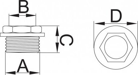 Tapë radiatori Hydroland G.KB.1P, 1", çelik, e bardhë 3