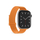 Rrip ore Puro Sport për Apple Watch, 44 45 46 49mm, material sportiv, portokalli