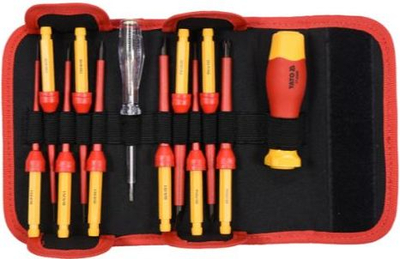 Set kaçavidash dhe bitash Yato YT-28290, 12 copë, i izoluar VDE