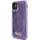 Këllëf telefoni Guess Sequin Script Metal për iPhone 11, TPU, me shkëlqim, lejla