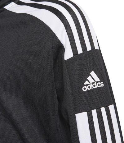 Bluzë trajnimi për fëmijë Adidas Squadra 21, AEROREADY, me zinxhir, e zezë