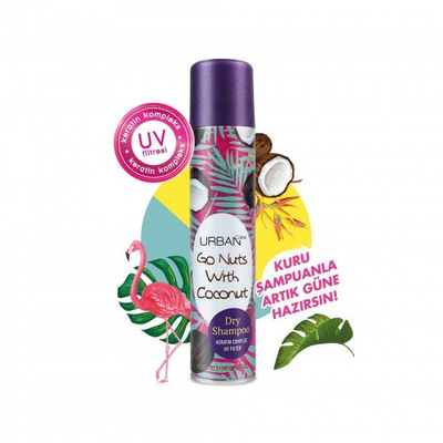 Shampo i thatë për flokë Urban Care Go Nuts With Coconut, 200 ml