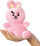 Lodër pellushi BT21 Cooky Palm Pal, 5\", 13 cm, rozë