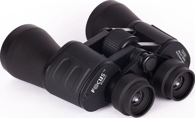 Binoklla Focus Bright 12x50, zmadhim 12x, lente 50 mm, të zinj