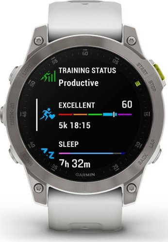 Orë Garmin Epix 2, e bardhë