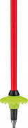 Bastun ski Leki Venom SL 3D, 120 cm, garë slalom, i kuq e zi neon