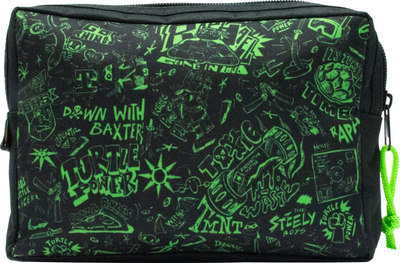 Пенар Teenage Mutant Ninja Turtles Multi Pocket, многу џебови, 20 x 14 x 5 cm, црн