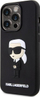 Mbulesë telefoni Karl Lagerfeld KLHCP14L3DRKINK, për iPhone 14 Pro, hardcase silikon TPU, e zezë