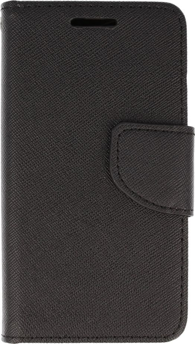Kapak libri Fancy për Xiaomi Redmi 7, me portofol, me magnet, i zi
