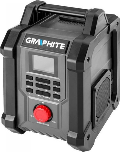 Radio ndërtimi Graphite Energy+ 18V, Bluetooth, pa bateri