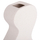 Dekor tavoline qeramike Sebor 13x6x22Hcm (HM4590.01), bardhë